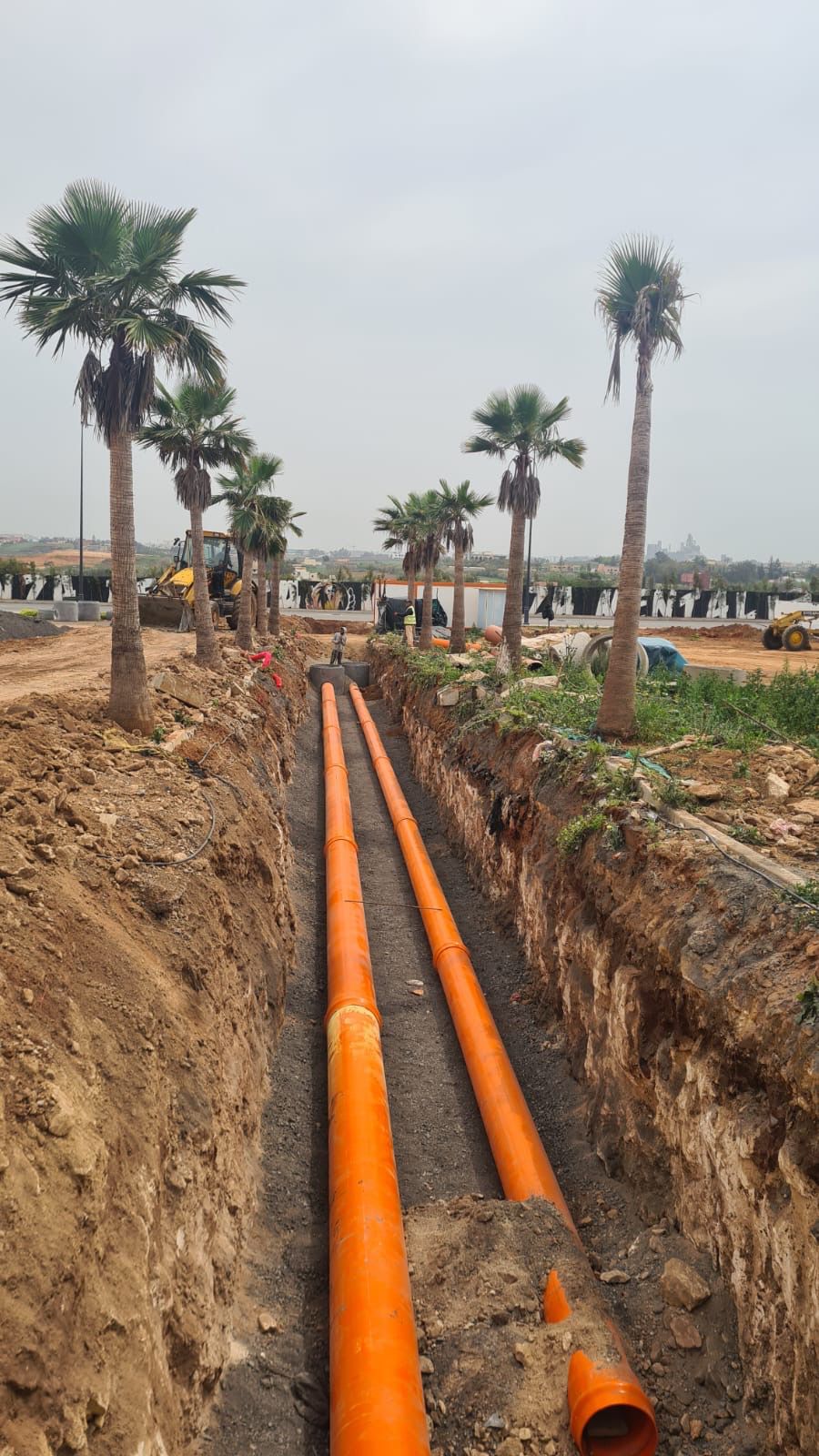 Travaux d'assainissement